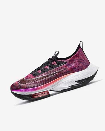 Nike Air Zoom Alphafly NEXT% Flyknit Morados Rojos Negros Negros | MX 2815
